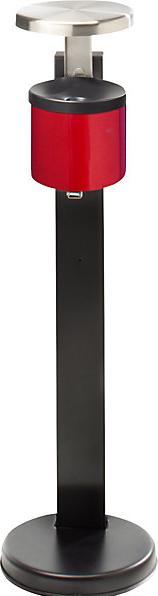 Actual product image kaiserkraft Safety pedestal ashtray with hood