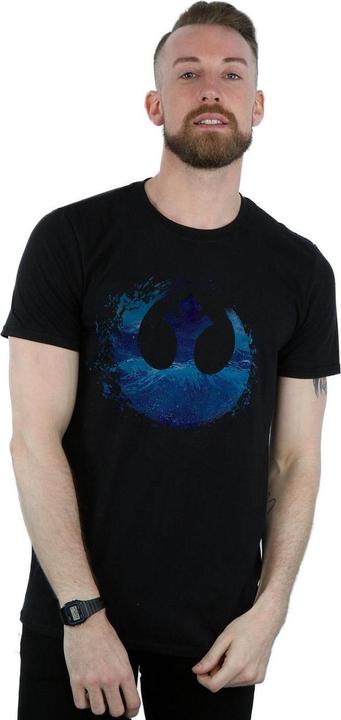 Produktbild Star Wars The Rise Of Skywalker Resistance Symbol Wave TShirt (S)