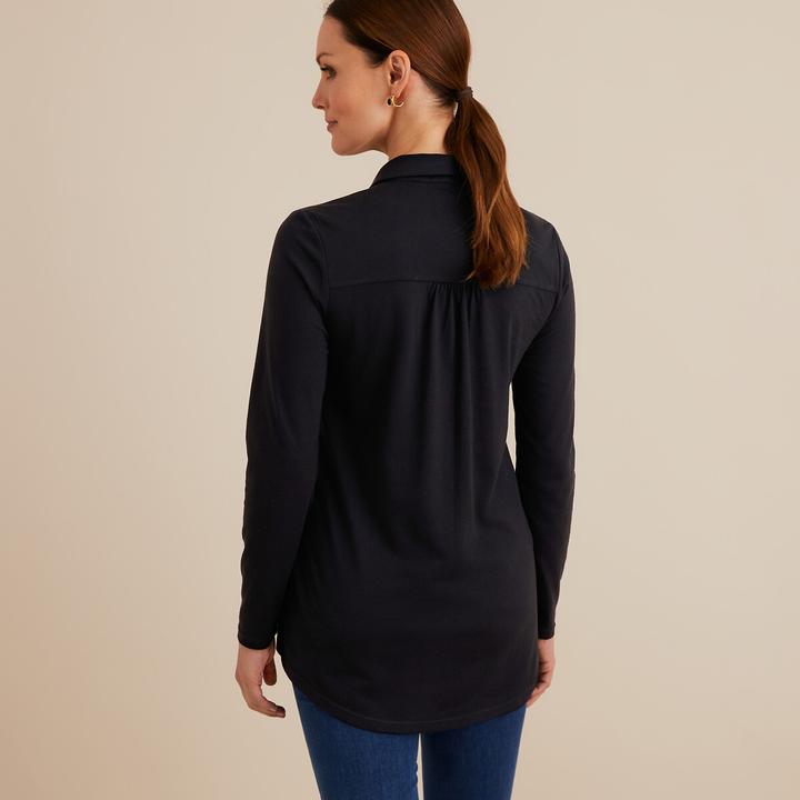 Immagine prodotto Anne Weyburn Camicia a maniche lunghe con colletto a polo (34)