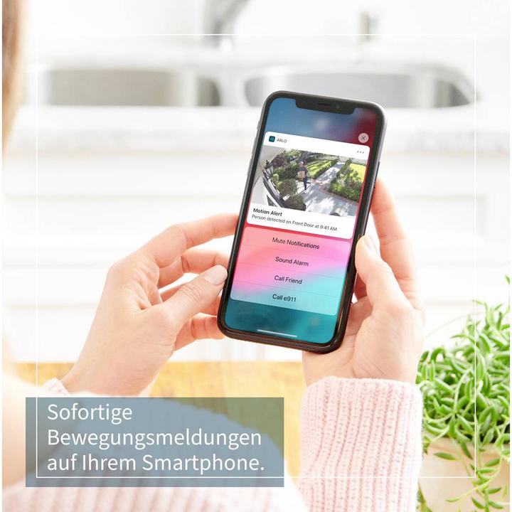 Actual product image Arlo Essential Spotlight, single camera white (1920 x 1080 Pixels)