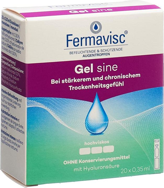 Actual product image OmniVision Fermavisc Gel Sine (7 ml, Fermavisc Gel sine Gtt Opht)