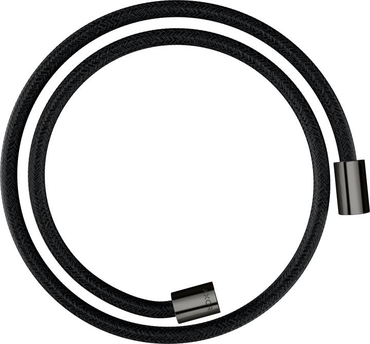 hansgrohe AXOR ShowerSolutions Textilbrauseschlauch, 1250mm, beidseitig zylindrische Mutter, 28228 (125 cm)