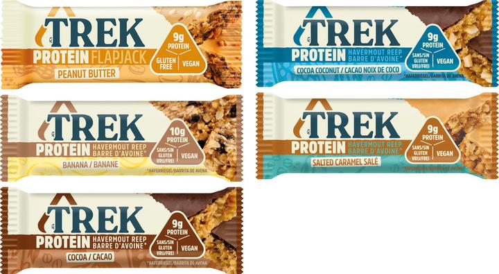 Image du produit TREK Flapjack protéiné à la banane (Banane, Avoine, 50 g)
