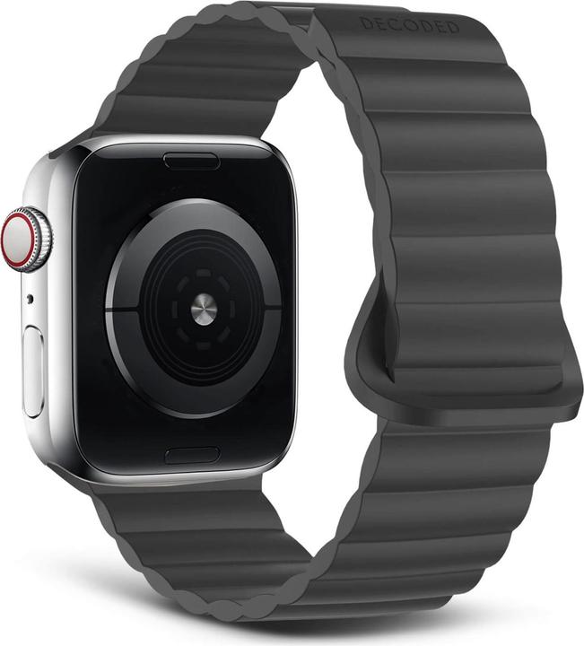 Actual product image Decoded Silicone Traction Loop Strap 42/44/45mm (44 mm, 45 mm, 49 mm, 46 mm, Silicone, Apple Watch Series 3, Apple Watch Series 4, Apple Watch Series 10, Apple Watch Series 2, Apple Watch Series 5, Apple Watch Series 1)