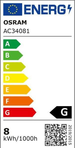 Etichetta energetica Osram Tubo (G5, 8 W, 420 lm, 1 x, G)