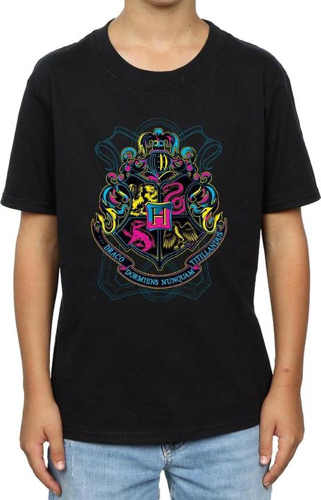 Produktbild Neon Hogwarts Crest TShirt Jungen (140, 146)