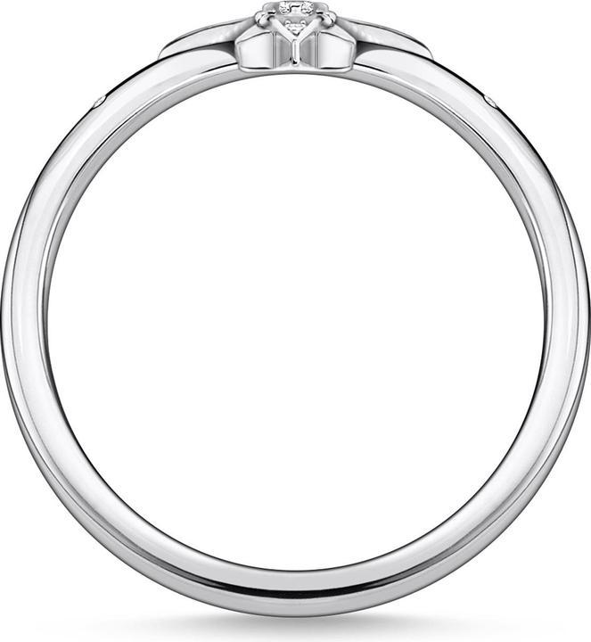 Actual product image Thomas Sabo Ring Star With Stones Silver (58, 925 Silver)