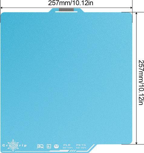 Immagine prodotto 3d-printerstore.ch BIQU Buildplate CryoGrip Pro für Bambu Lab P1/X1/A1 - Glacier