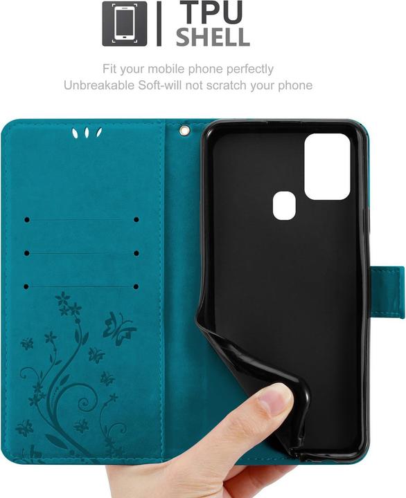 Immagine prodotto Cadorabo Copertina del libro di fiori (Samsung Galaxy A21s)