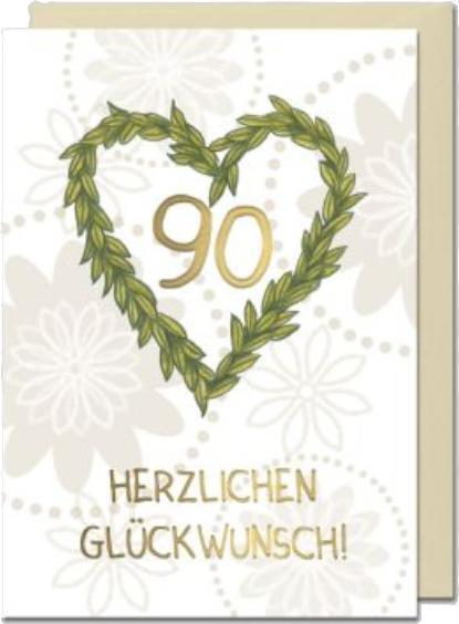 Image du produit Geburtstagskarte 90 (12 pcs)
