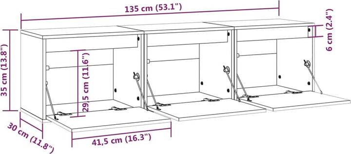 Actual product image VidaXL Marissa (45 x 30 x 35 cm)