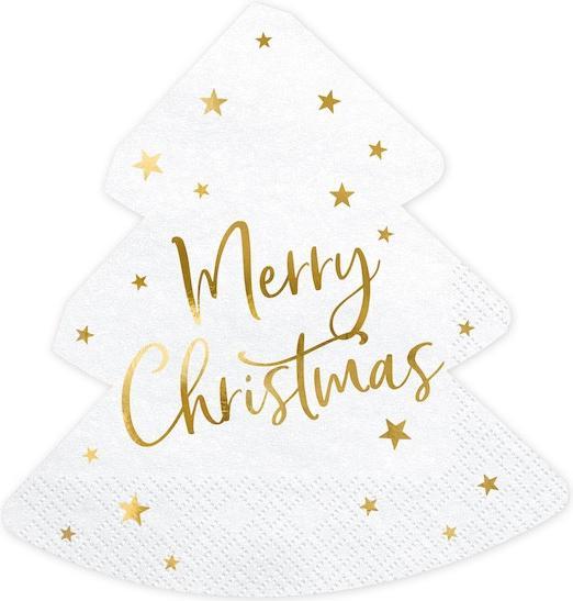 Produktbild Partydeco Weihnachtsservietten (20 x, 16 x 15 cm)