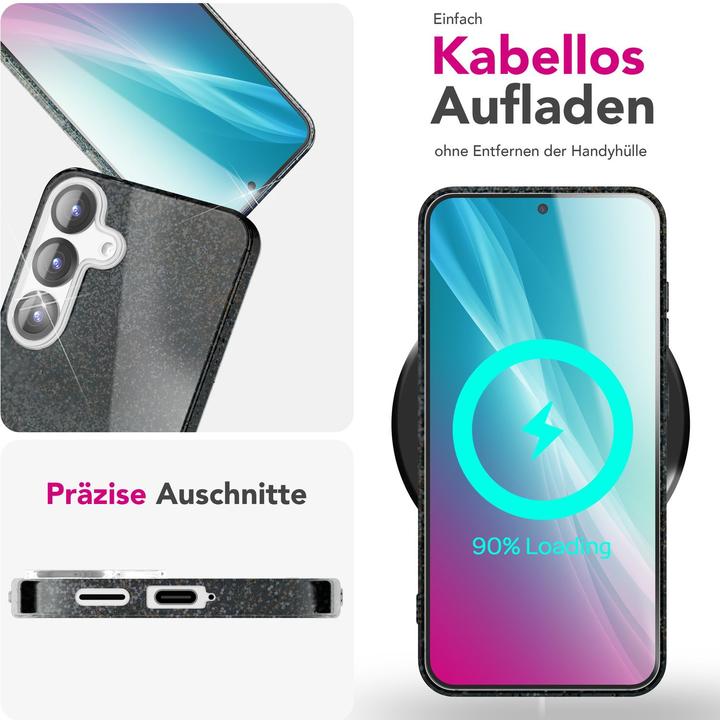 Image du produit Nalia ShinePop - Stabile Glänzende Glitzer Hülle - Glamour Glitter Cover (Samsung Galaxy S25)