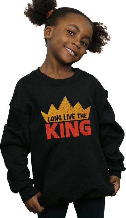 Actual product image Disney Girls The Lion King Movie Long Live The King Sweatshirt (116)