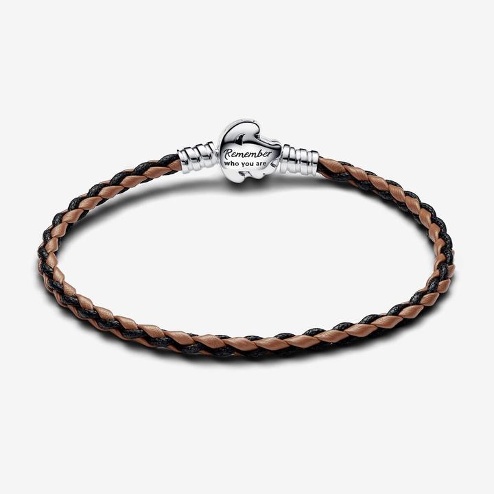 Immagine prodotto Pandora Bracciale in pelle intrecciata Disney Il Re Leone Clasp Moments (19 cm)