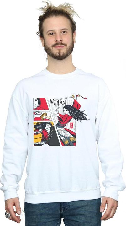 Actual product image Disney Mens Mulan Movie Comic Style Sweatshirt (XXL)