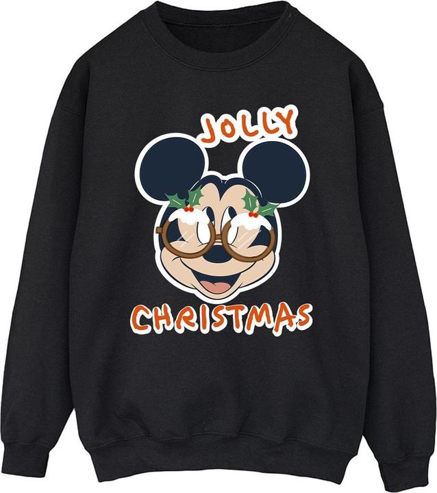 Immagine prodotto Disney Mickey Mouse Jolly Christmas Glasses Felpa Uomo (L)