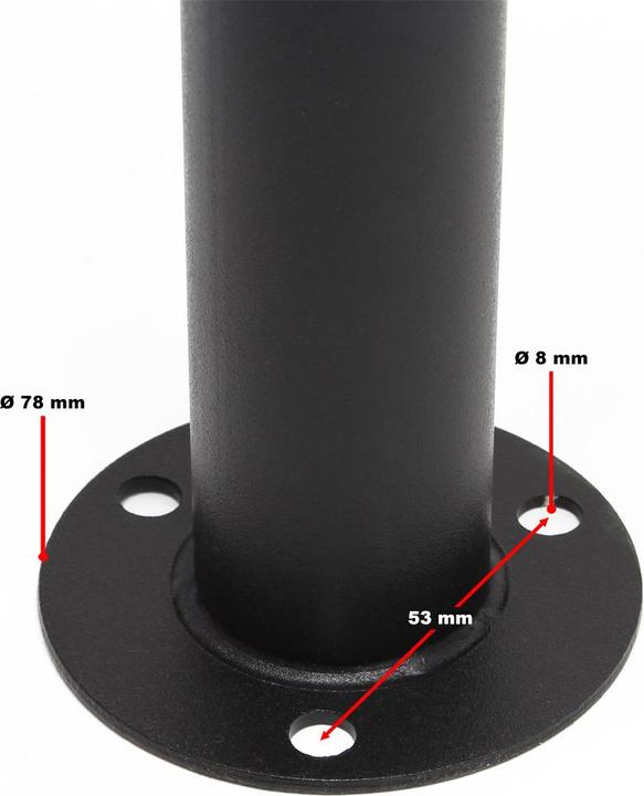 Produktbild Wiltec 10er Briefkastenanlage schwarz 2x5 Fächer Standbriefkasten Briefkasten