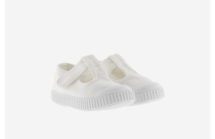 Produktbild Victoria klett-schuhe für kinder 1915 toile teintée (26)