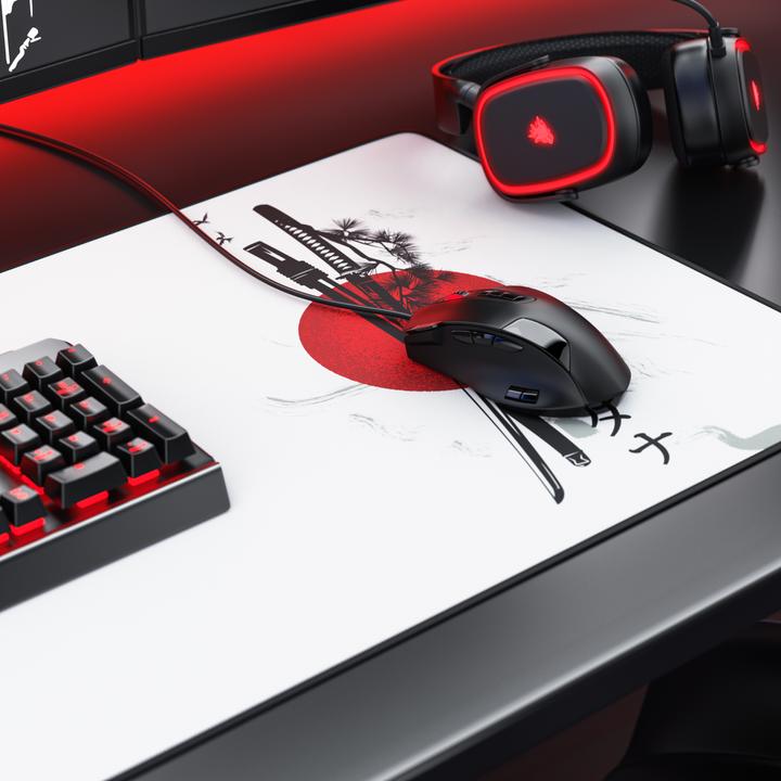 Produktbild Titanwolf Gaming Mauspad, 900 x 400mm XXL Speed Gaming Mausmatte, Mauspad extra große Oberfläche, Japan Ink (XXL)