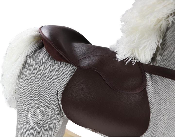 Actual product image Tryco Baby Schaukelpferd gross Grau
