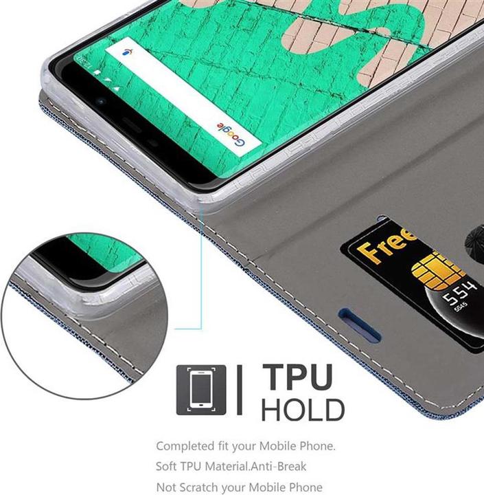Actual product image Cadorabo Book Jeans Optics Cover (Wiko View Max)