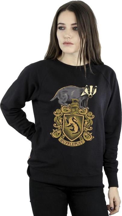 Immagine prodotto Hufflepuff Sketch Crest Felpa Donna (M)