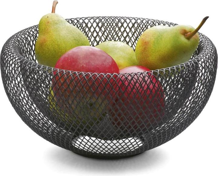 Actual product image Philippi Fruitschaal | Prachtige eyecatcher | Mesh Schaal XL | | Poedercoating staal (40 x 14 cm)