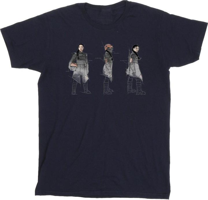 Produktbild Star Wars The Book Of Boba Fett Fennec Painted Concept TShirt (XXL)