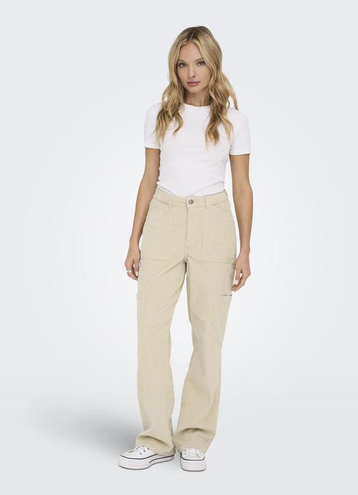 Image du produit Only Coupe droite Pantalon taille haute Pantalon cargo (S)
