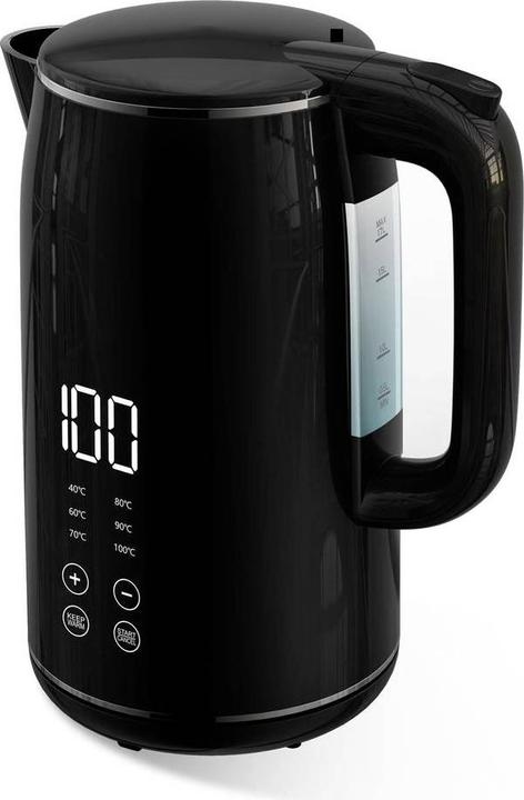 Image du produit Kalorik TKG JK 2000 Bouilloire électrique sans fil, avec écran noir (1.70 l)