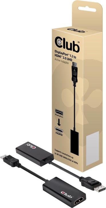 Produktbild Club 3D Aktiver DisplayPort zu (HDMI, 15 cm)