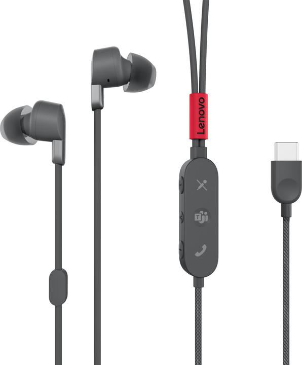 Image du produit Lenovo Accessoires Go USB-C ANC Ecouteurs intra-auriculaires (ANC, Filaire)