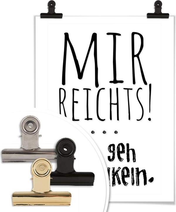 Produktbild Trenddeko Mir reichts, ich geh schaukeln (80 x 100 cm)