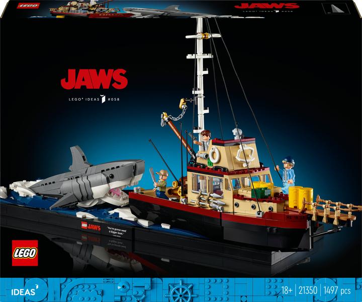 Productafbeelding LEGO De grote witte haai (21350, LEGO Ideeën, LEGO Zeldzame Sets)