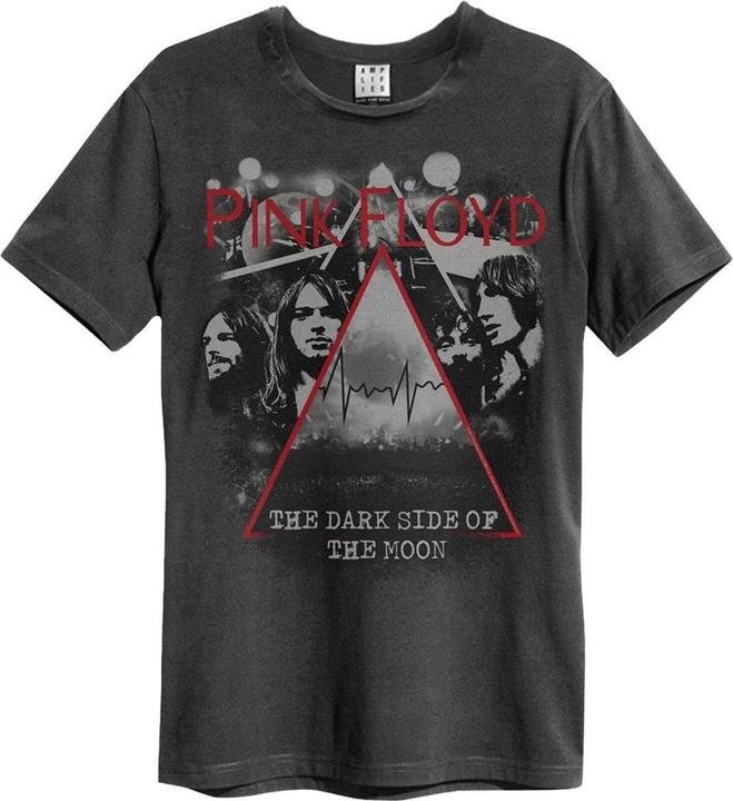 Actual product image Amplified Unisex Adult Pyramid Faces Pink Floyd T-Shirt (M)