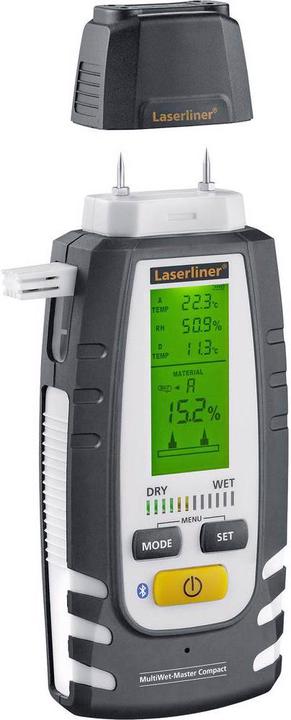 Actual product image Laserliner MultiWet-Master Compact Plus Material Moisture Meter Temperature Measurement
