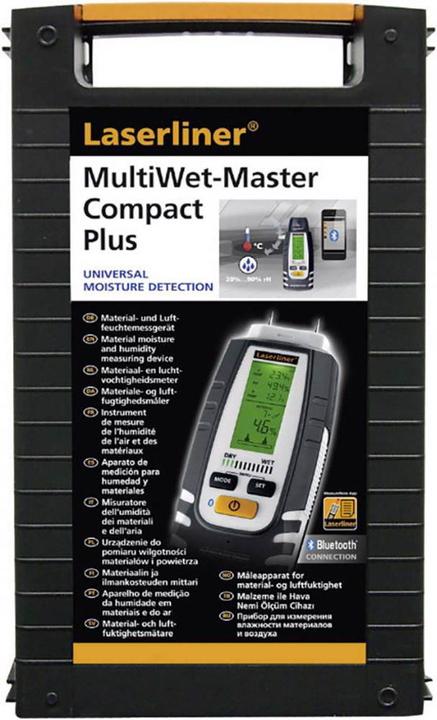 Actual product image Laserliner MultiWet-Master Compact Plus Material Moisture Meter Temperature Measurement