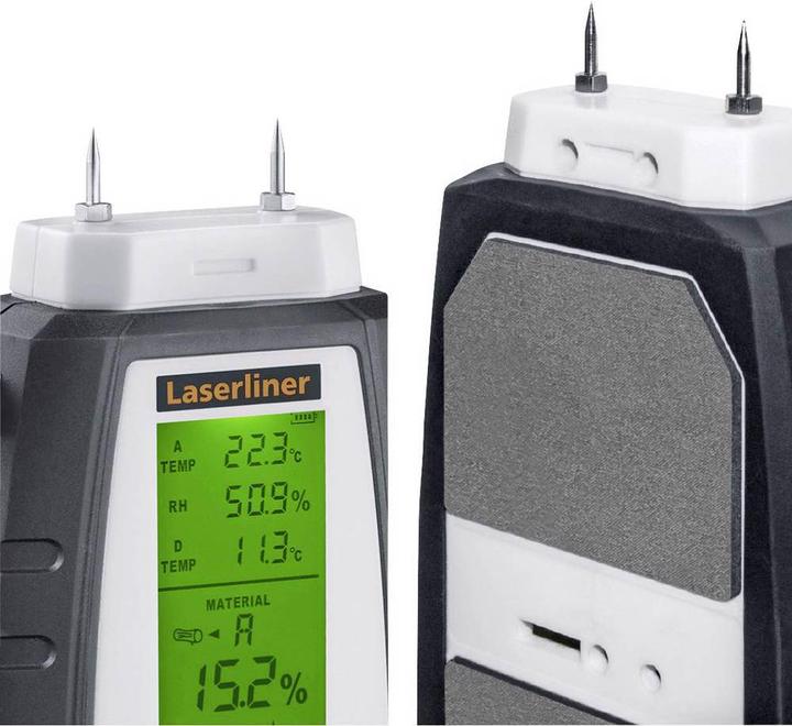 Actual product image Laserliner MultiWet-Master Compact Plus Material Moisture Meter Temperature Measurement