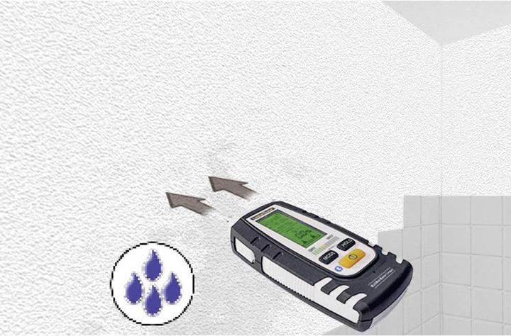Actual product image Laserliner MultiWet-Master Compact Plus Material Moisture Meter Temperature Measurement