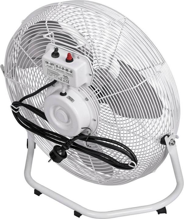 Actual product image CasaFan FLOOR2PROTECT IP54 SL Floor Fan 120 W (Ø x H) 495 mm x 520 mm White (72 dB)