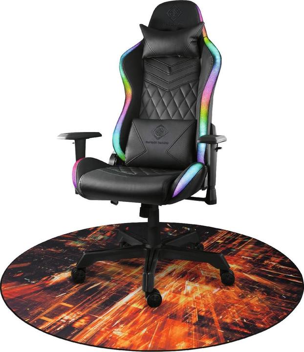 Immagine prodotto Deltaco GAMING GAM-126 Cuscino per sedie da gioco e da ufficio per proteggere il pavimento (L x P x P) (110 x 110 cm)