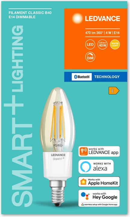 Immagine prodotto Ledvance Candela intelligente 40 (E14, 4 W, 470 lm, 1 x, E)
