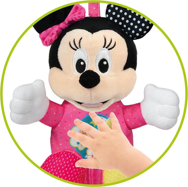 Actual product image Clementoni Minnie Mouse soft toy with music and light (28 cm)