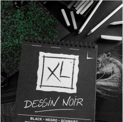 Actual product image Canson Drawing pad Black Draw (A4)