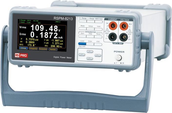 Image du produit Rs Pro Appareil de mesure de puissance, max. > 6kW 300 V dc, 600V dc, 20 A ac, 200mA ac