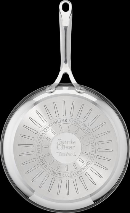 Actual product image Tefal Jamie Oliver Cook's Direct on (28 cm, Frying pan, Stainless steel)