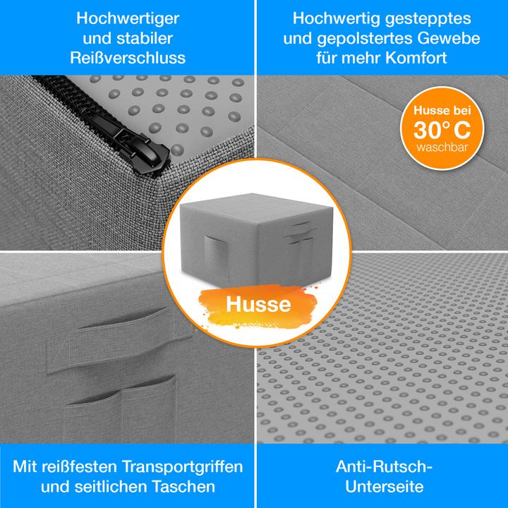 Actual product image Bestschlaf Folding mattress incl. cover & transport bag (90 x 200 cm, Foam core)