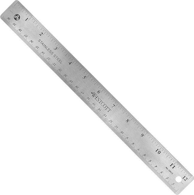 Productafbeelding Westcott Metalen liniaal (300 mm)