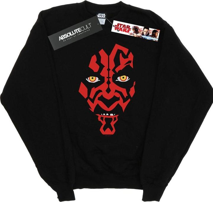 Immagine prodotto Star Wars Darth Maul Face Felpa Uomo (XL)